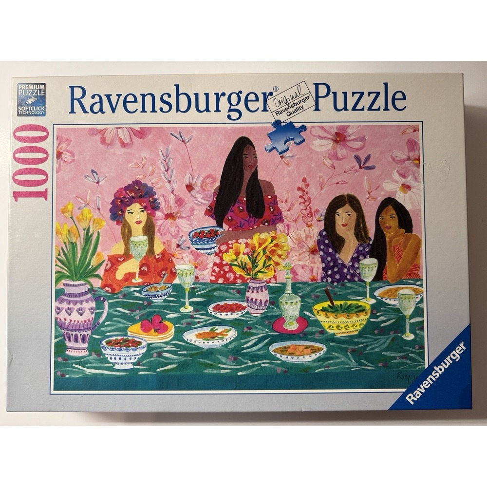 Ravensburger Ladies Who Lunch Puzzle 1000 Pieces #171316 Roeqiya Fris Floral